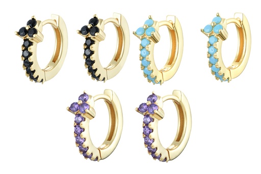 Silver 925 zirconia earring