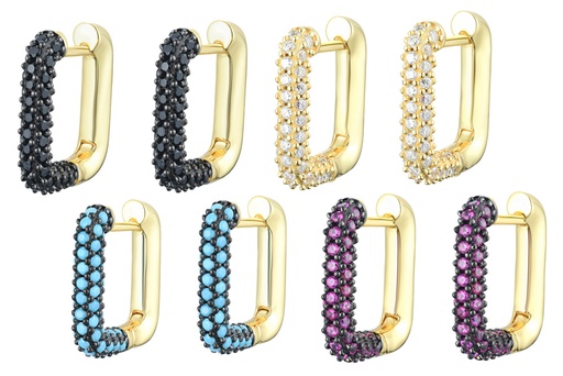 Silver 925 zirconia earring