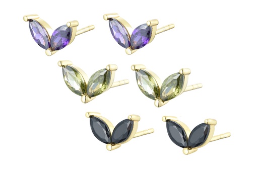 Silver 925 zirconia earring