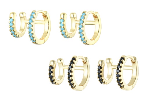 Silver 925 zirconia earring