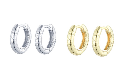 Sterling silver earring hoop