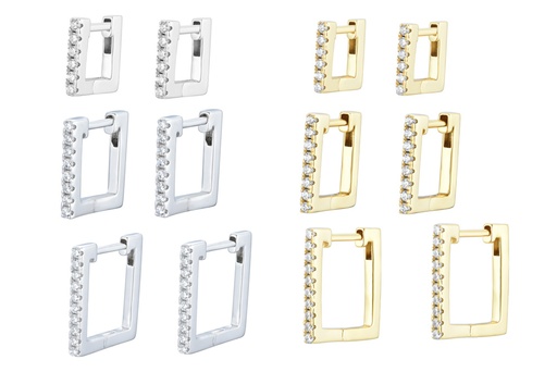 Sterling silver earring