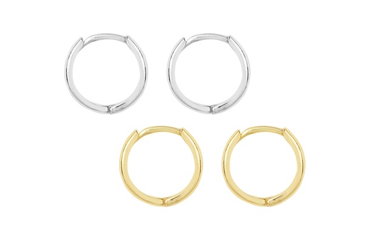Sterling silver earring hoop