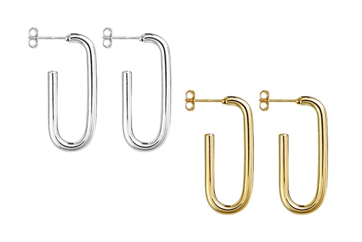 Sterling silver earring hoop 3mm