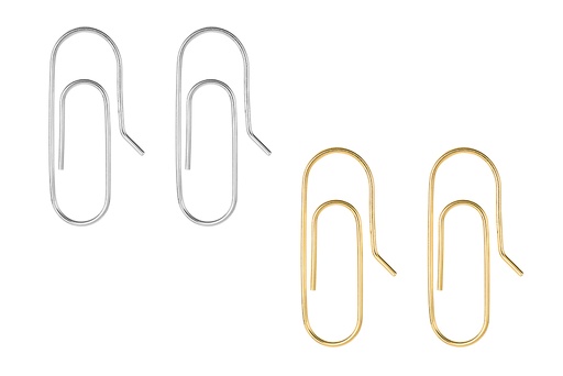 Sterling silver clip earring