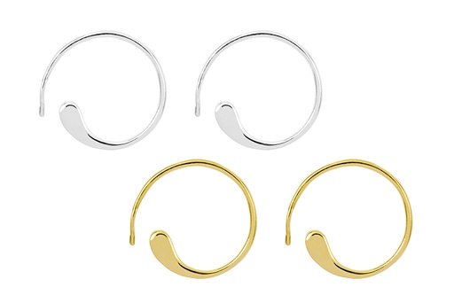 Sterling silver earring