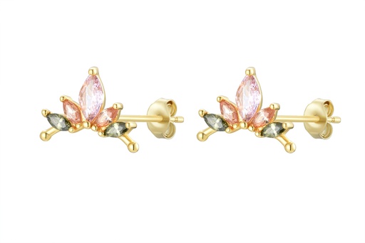 [15740EZMXDO] Sterling silver zirconia earring