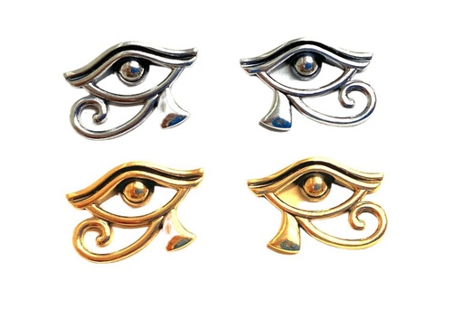 Sterling silver egyptian eye earring