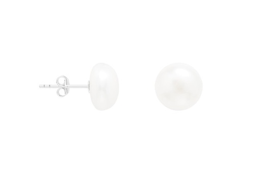 Sterling silver fresh water pearl earring