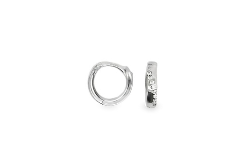 [16737EZBLRD] Pendiente plata 925 dibujo zirconitas