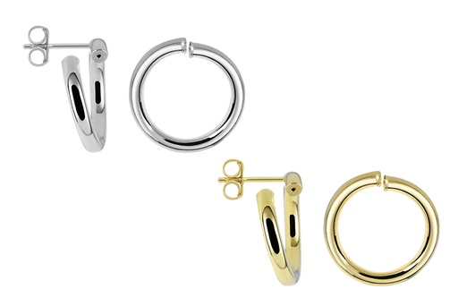 Sterling silver 3mm earring