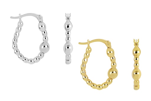 Sterling silver beads earring