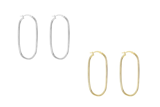Sterling silver 2mm hoop earring