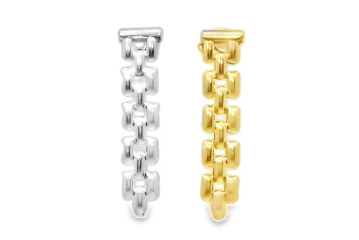 Sterling silver 9mm long earring