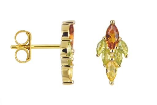 [17583EZMXDO] Sterling silver mix zirconia earring