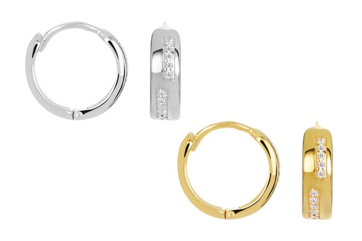 Pendiente plata 925 aro