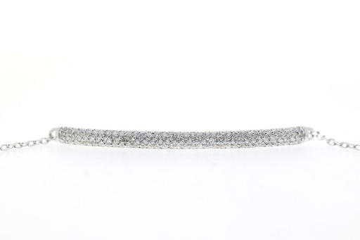 Bracelet silver 925 cz microsetting