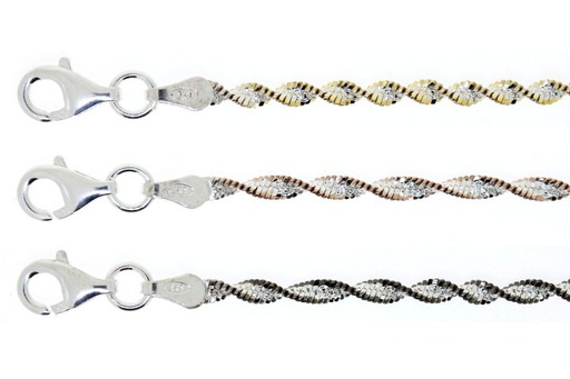 Pulsera twisted 030 plata 925