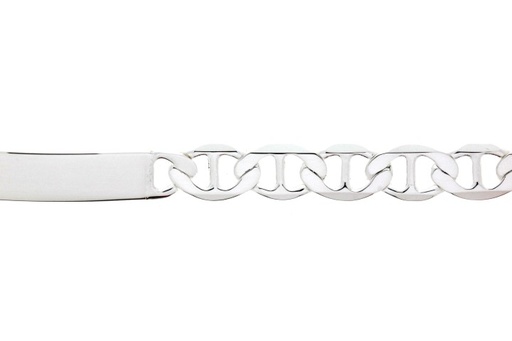 [0744401800PL] Pulsera plata 925 no me olvides ancla pisada 150