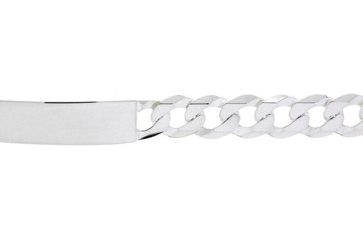 [0744502100PL] Id bracelet silver 925 21cm sterling silver
