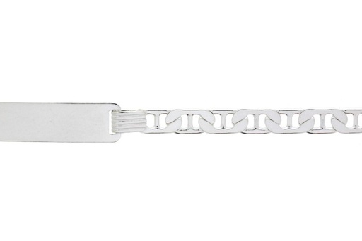 [0745101700PL] Pulsera plata 925 no me olvides ancla 120