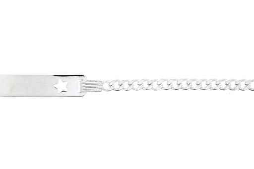 [0745201600PL] Id bracelet silver 925 16cm sterling silver