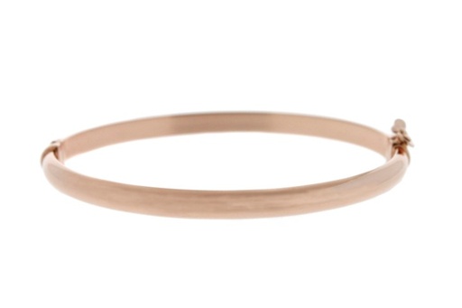 Brazalete esclava plata 925 1/2 caña 5mm c/cierre