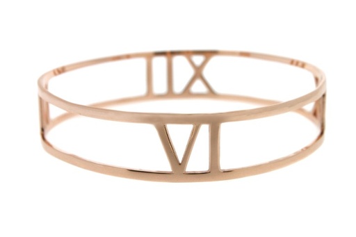 Silver 925 bracelet roman numbers