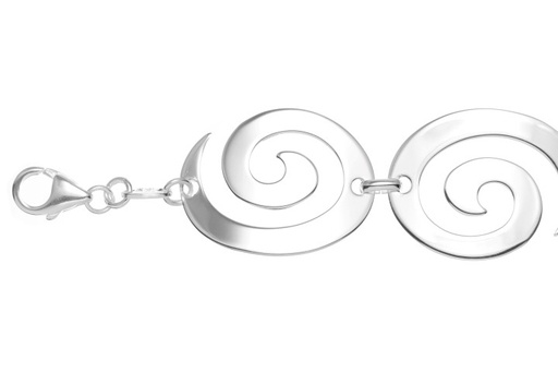 [0799402000PL] Pulsera plata 925 espiral
