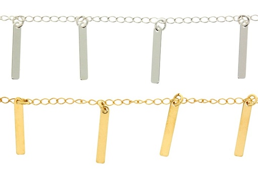 Silver 925 bracelet 16+5cm sterling silver