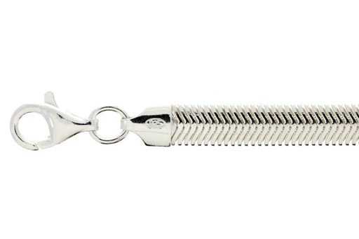 [0811701900PL] Silver 925 real snake bracelet 19cm sterling silver