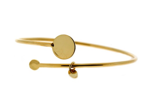 [0820100000DO] Pulsera plata 925 brazalete rigido redondo