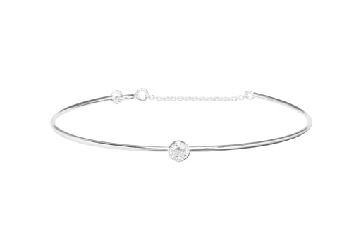 Silver 925 cz bangle