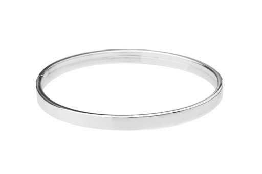 Silver 925 bangle oval 5mm