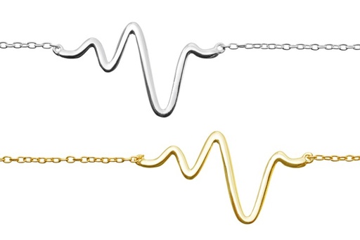 Silver 925 ray bracelet 16+5cm sterling silver