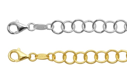 Pulsera plata 925 rolo hilo redondo rt7 100