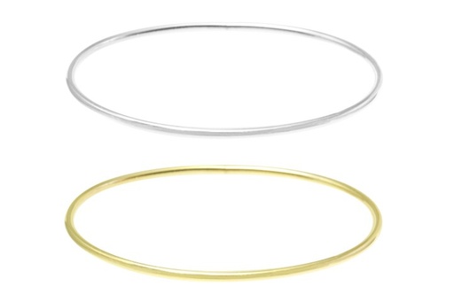 Silver 925 bracelet tube flex 2mm