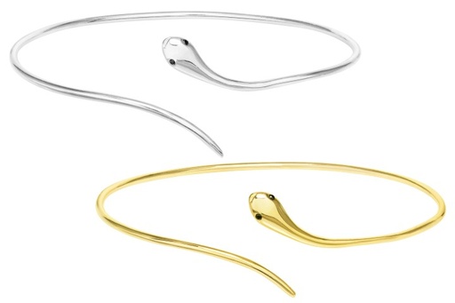 Silver 925 bracelet snake cz