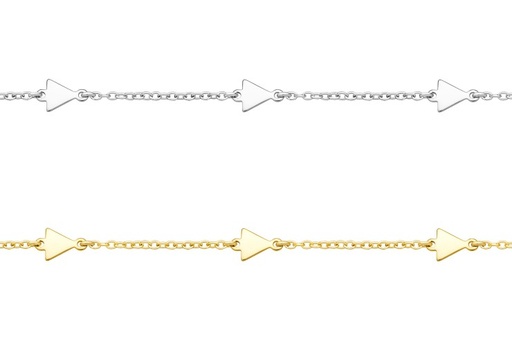 Pulsera plata 925 triangulos