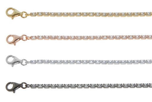 Riviere 2mm one line bracelet