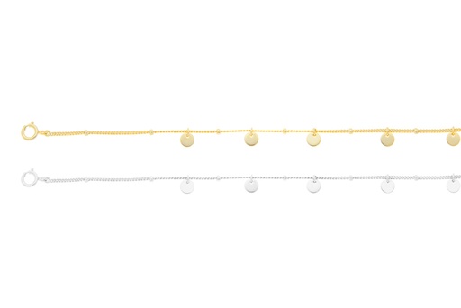 Silver 925 bracelet 16+5cm sterling silver