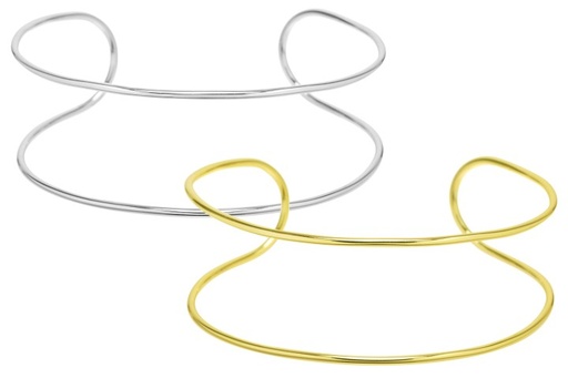 Brazalete plata 925 rigido