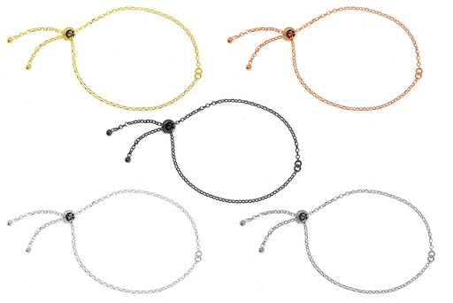 [0964100000RT] Pulsera plata 925 rolo diamantada cierre corredero