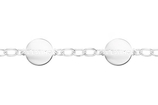 [09663P1600PL] Silver 925 tâ´estimo bracelet 16+5cm sterling silver