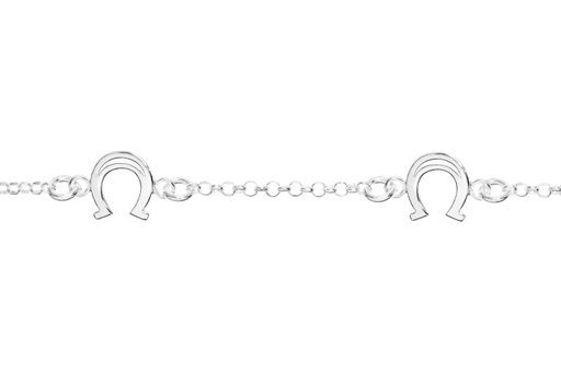 [09745P1500PL] Pulsera plata 925 herradura