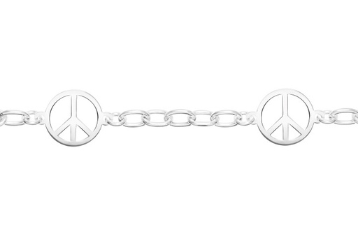 [09747P1600PL] Silver 925 anchor bracelet 16+5cm sterling silver