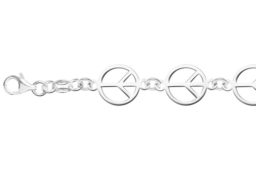 [09749P1600PL] Silver 925 anchor bracelet 16+5cm sterling silver