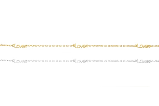 Pulsera plata 925 love