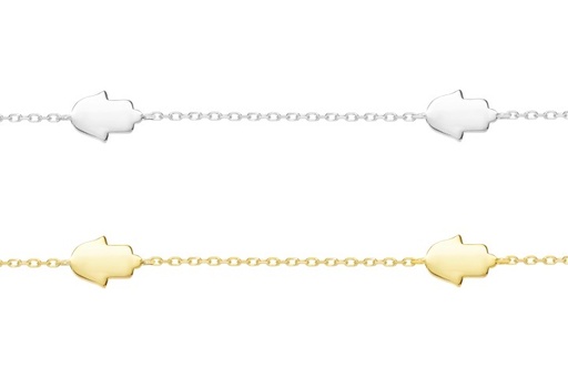 Silver 925 bracelet 16+5cm sterling silver