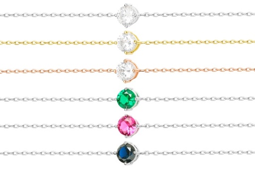 Pulsera plata 925 zirconita